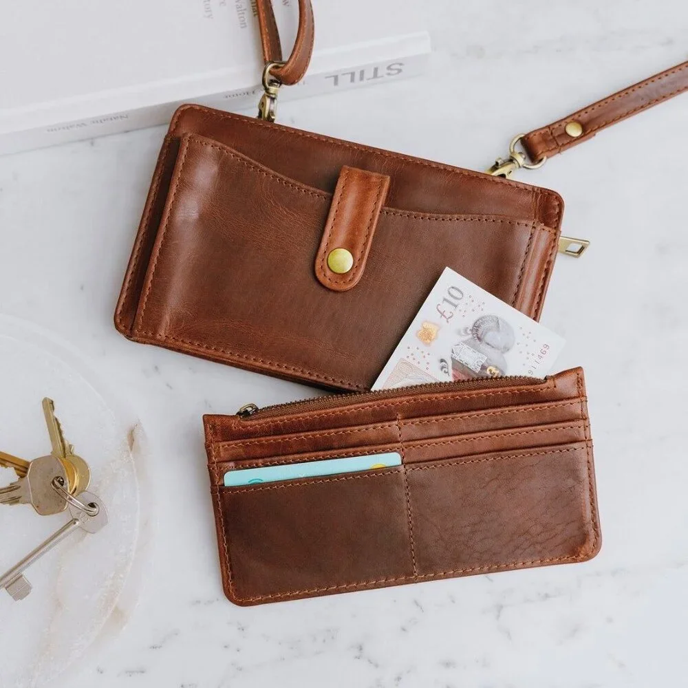 The Leather Store Eden Handmade Smartphone‎ Crossbody Bag Shoulder Sling Purse